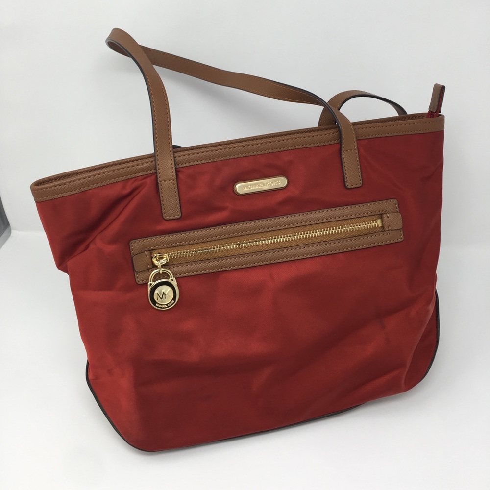 Michael Kors Travel Handbag Genuine Leather Strap